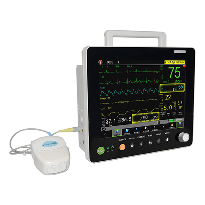 Medical 12.1inch Portable Veterinary Patient Monitor / Veterinary Specialized Multiparameter Veterinary Monitoring System With CO2 Module